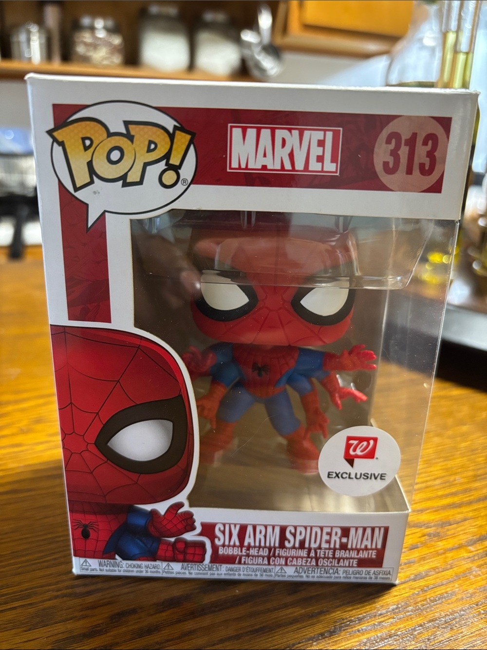 Funko Pop! Marvel Six Arm Spider-Man - Red, Blue